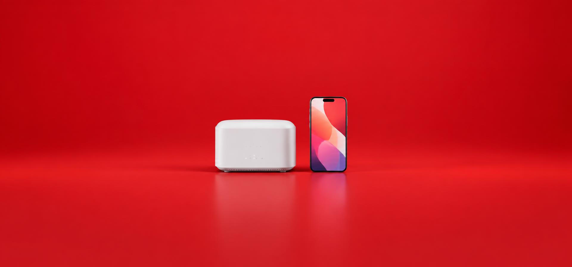 Smartphone e modem per casa